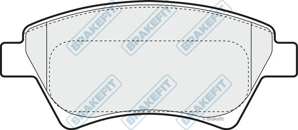 APEC BRAKING Комплект тормозных колодок, дисковый тормоз PD3072